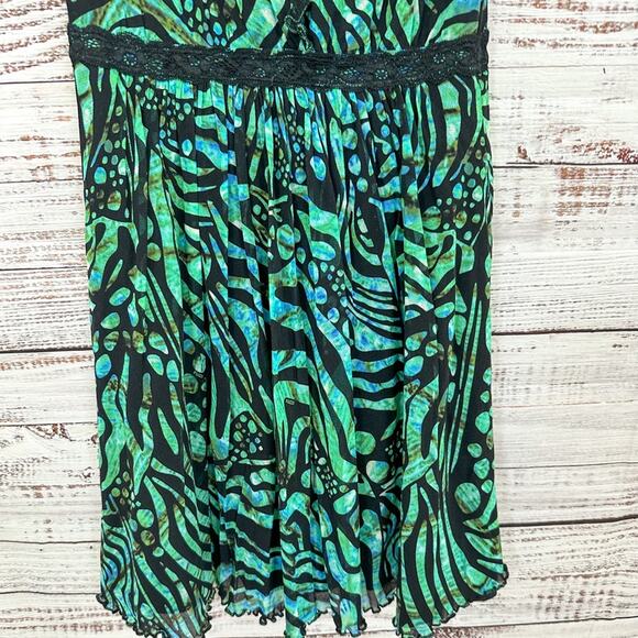 Fuzzi Abito Corto Geometric Animal Print Dress, EUC, Medium, MSRP $545 - Picture 5 of 15